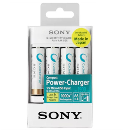 BỘ PIN SẠC SONY AA 1900MAH (BCG-34HHU4K)