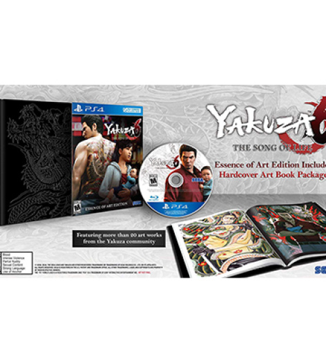 Đĩa Game PS4 Yakuza 6 The Song of Life Essence of Art Edition Hệ US