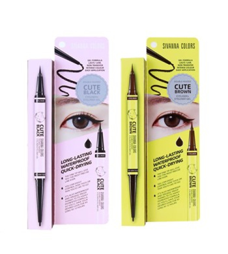 Kẻ Mắt Sivanna Colors Double Headed