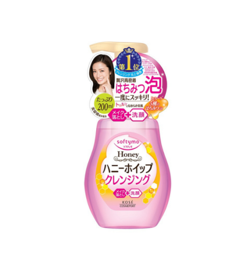Kosé Softymo CLeansing Foam Honey Whip – Sữa rửa mặt tẩy trang – 200ml