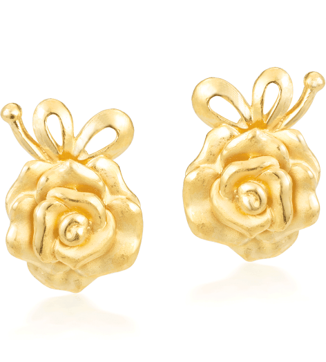 Bông tai cưới Vàng 24K PNJ Tình Nồng 0000Y000101