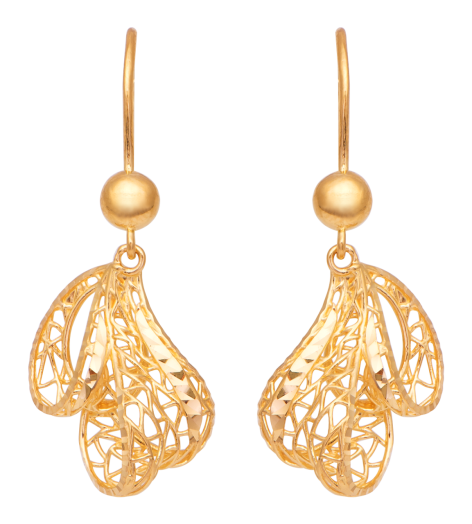 Bông tai cưới Vàng 22K PNJ Tơ Duyên 0000Y000106