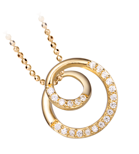 Mặt dây chuyền Vàng 18K đính đá CZ PNJ XM00Y000096