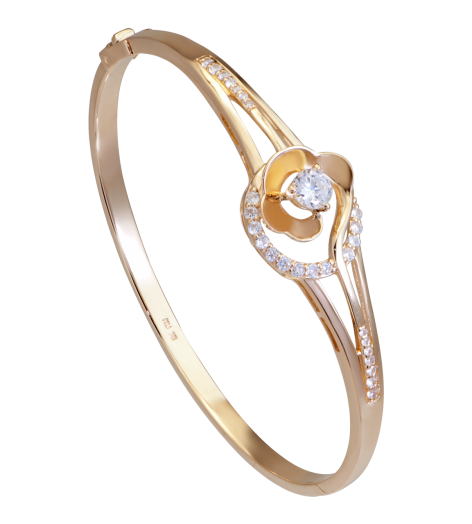 Vòng tay Vàng 18K đính đá CZ PNJ XMXMY000076