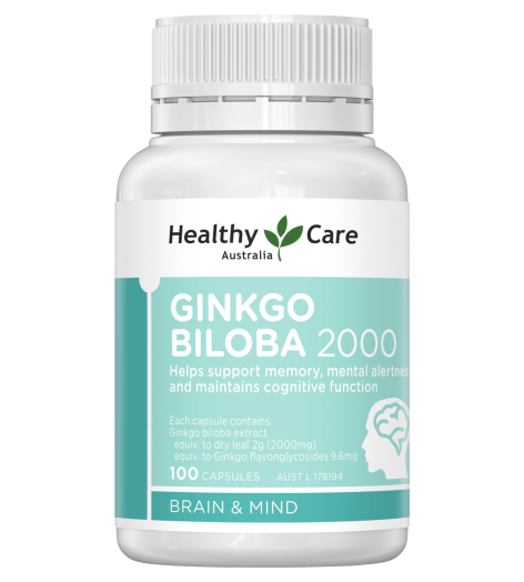  Healthy Care Ginkgo Biloba 2000mg 