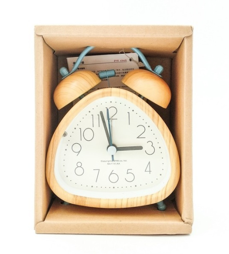 Đồng Hồ Reo 2 Chuông SA114AA - Viền Xanh Dương