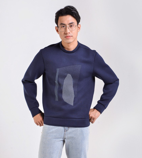 Áo Thun Nam Tay Dài Sweatshirt Regular-AT117301