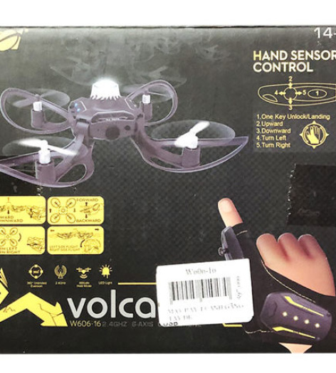 Máy bay 4 cánh, găng tay điều khiển W606-16