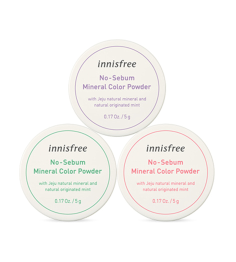 Phấn Phủ Innisfree NoSebum Mineral Color Powder