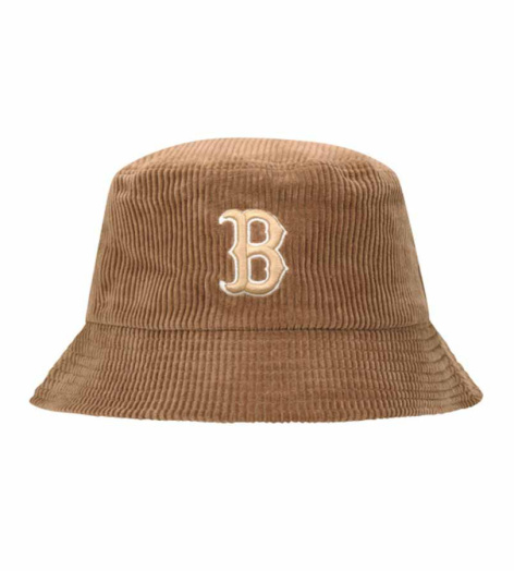 Mũ MLB Corduroy Bucket Boston Red Sox 32CPHS001-43A Màu Nâu