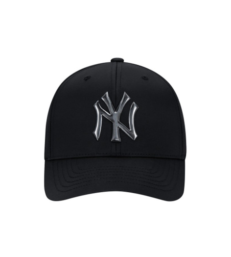 Mũ MLB Hologram Cureved Cap 32CPKZ011-50L Black New York Yankees Màu Đen