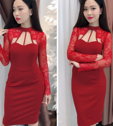 ĐẦM BODY TAY REN GỢI CẢM - SD026