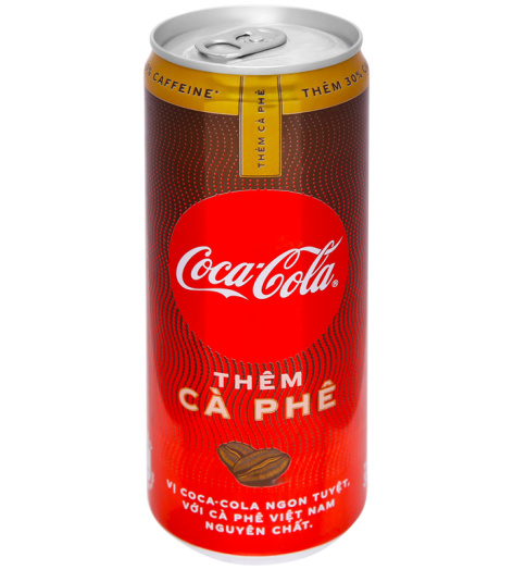 Nước ngọt Coca Cola thêm cà phê 330ml