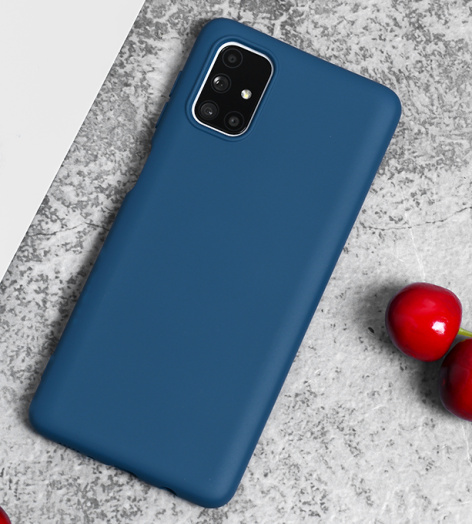 Ốp lưng Galaxy M51 Nhựa dẻo Candy Silicone JM Navy