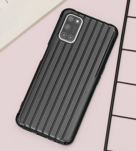 Ốp lưng Oppo A52/A92 Nhựa dẻo Luggage TPU MEEKER Đen