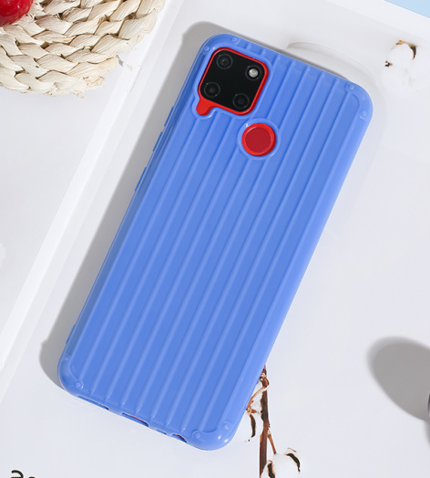 Ốp lưng Realme C12 nhựa dẻo Luggage TPU OSMIA Xanh