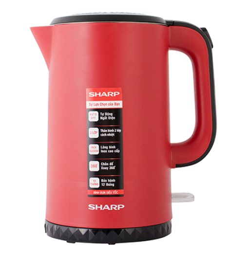 Bình Đun Siêu Tốc SHARP EKJ-17EVPS-RD (Loại O1A)