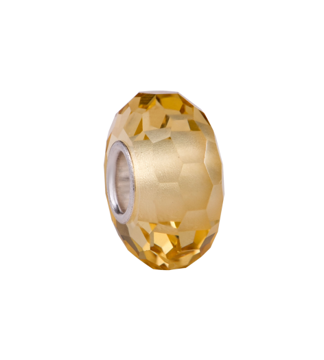 Hạt charm xỏ DIY PNJSilver màu vàng 0000K060080