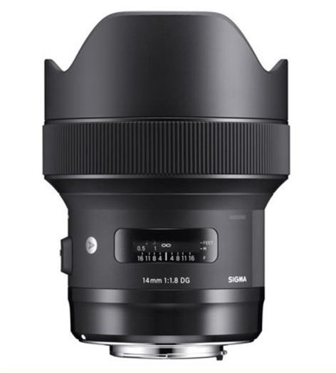 ỐNG KÍNH SIGMA 14MM F1.8 DG HSM ART FOR CANON (NHẬP KHẨU) ĐEN