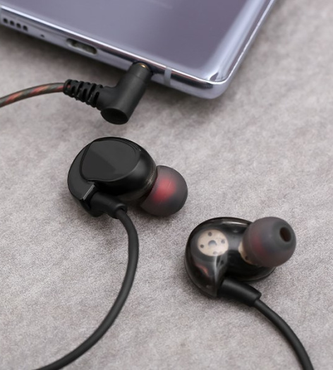 Tai nghe nhét tai dual driver EP Mozard S80 Đen