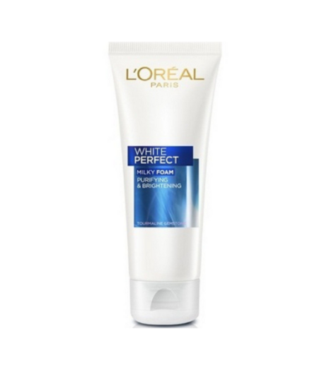 L’OREAL White Perfect Purifying-Brightening Milky Foam – Sữa rửa mặt giúp da sáng mịn – 100ml