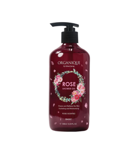 Organique Rose Shower Gel – Sữa tắm hoa hồng – 500ml