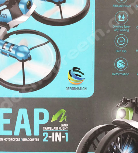 Đồ chơi xe, máy bay điều khiển từ xa cao cấp 2 in 1 66-08B