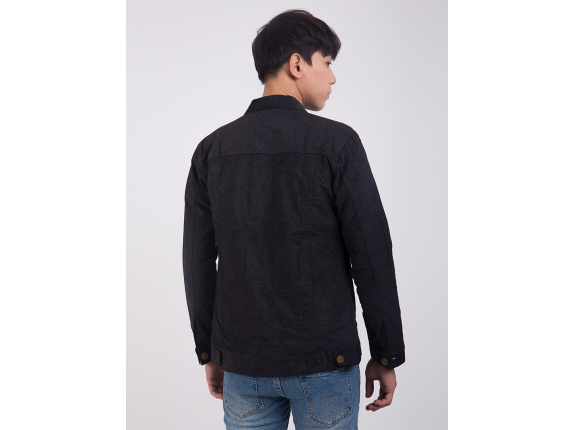 ÁO KHOÁC NHUNG MÀU ĐEN