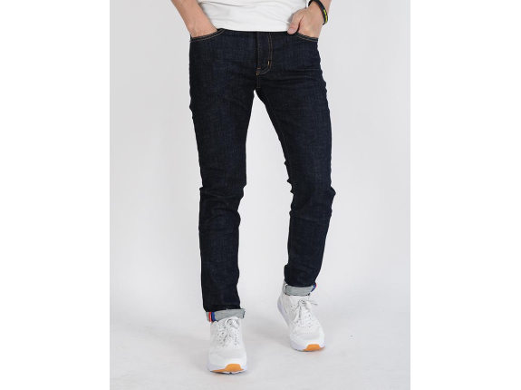 Quần jean nam trơn viền túi đơn giản12007310123