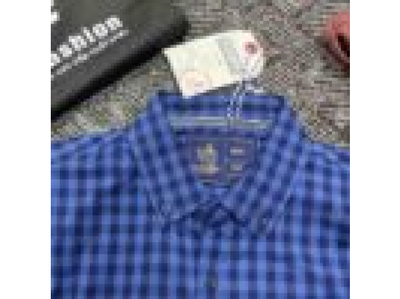  Sơ mi caro nam dài tay hàng hiệu xuất khẩu