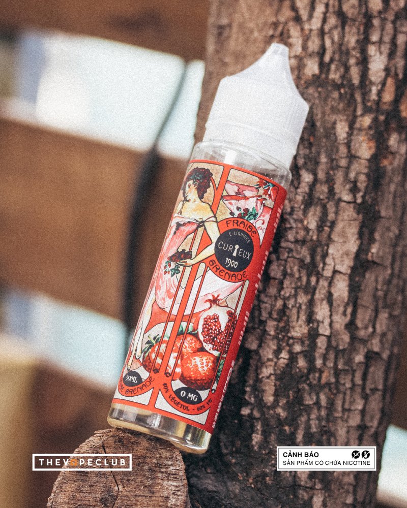   FRAISE GRENADE BY CURIEUX E - LIQUIDES (50ML) (DÂU LỰU)